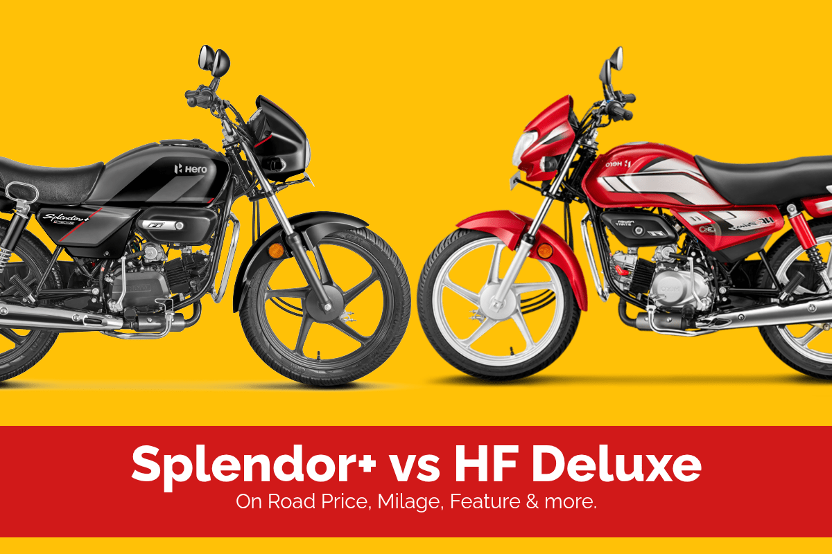 Hero Splendor Plus vs Hero HF Deluxe: Complete Comparison 2026 | Price ...